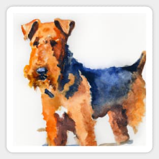 Welsh Terrier Watercolor - Dog Lovers Magnet